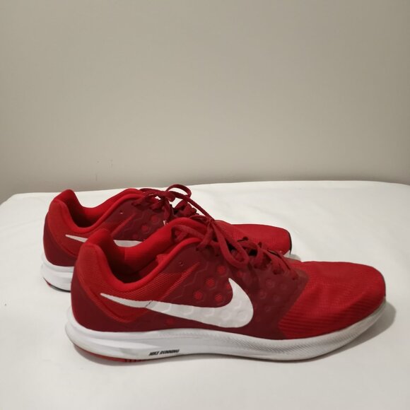NIKE DOWNSHOIFTER 4 RED RUNNING SHOES MENS SIZE 13 - Picture 5 of 8